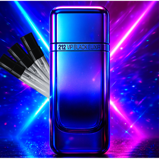 212 Vip Black Elixir  Carolina Herrera - Decant